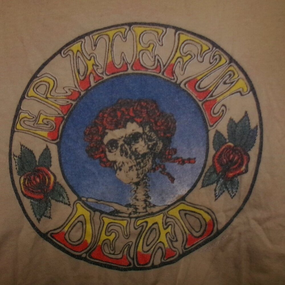grateful dead skull & roses vintage XL tee - truckin garcia pigpen casey jones